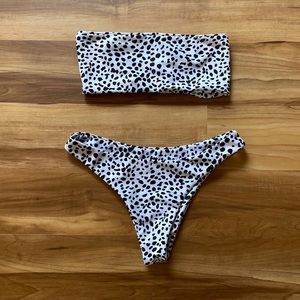 Bandeau bikini set- size: S
